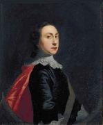 Joseph wright of derby Self-portrait in Van Dyck Costume painting